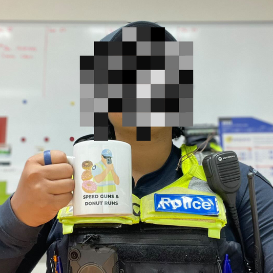 Speed Guns & Donut Runs Mug