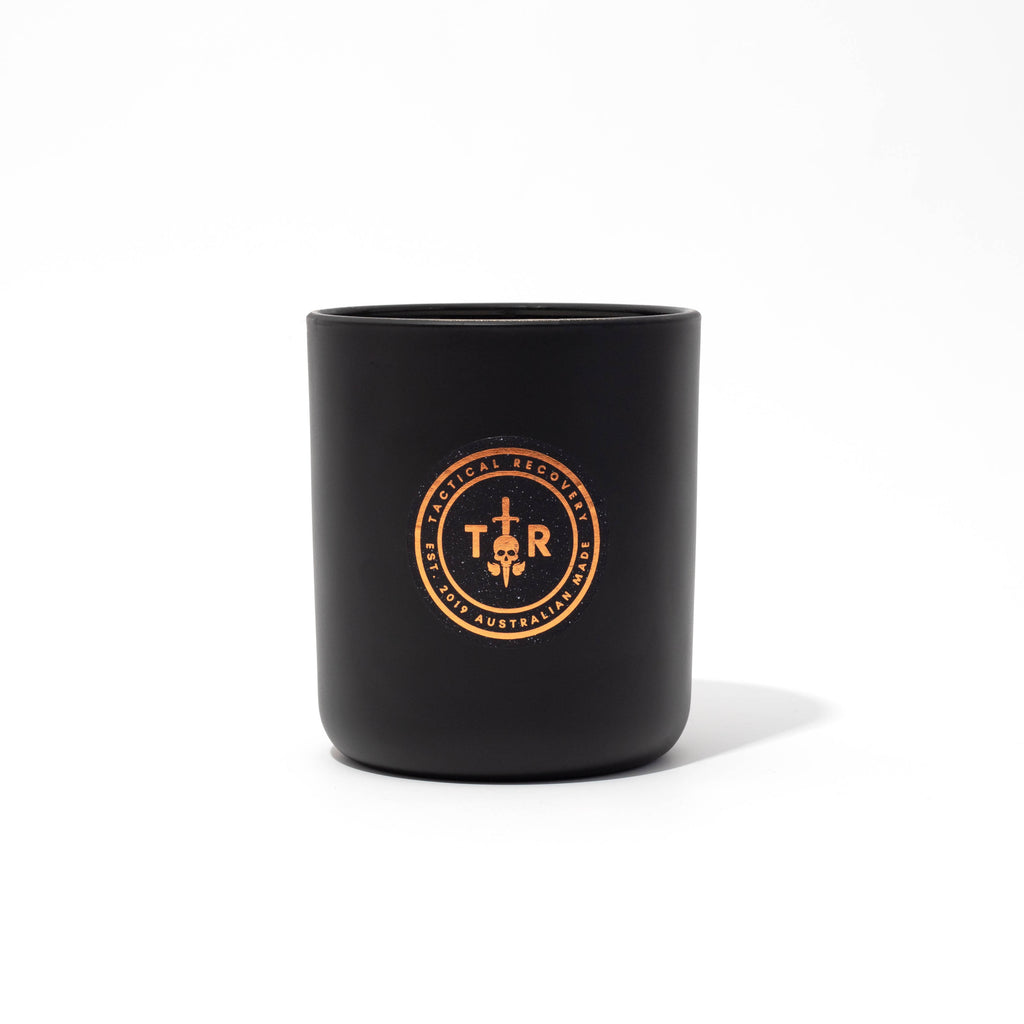 Soy Candle in Matt Black Jar.