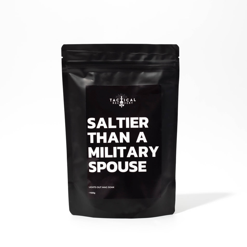 Lights Out Magnesium muscle soak - Sleep Epsom Salts, Tactical Recovery