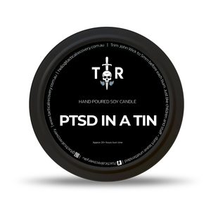 Soy candle in a tin