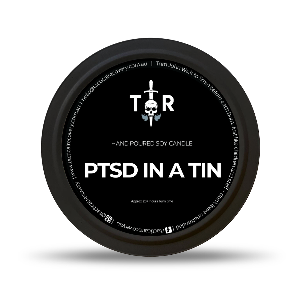 Soy candle in a tin