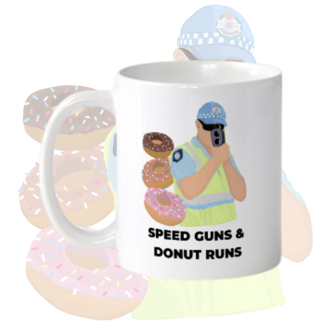 Speed Guns & Donut Runs Mug