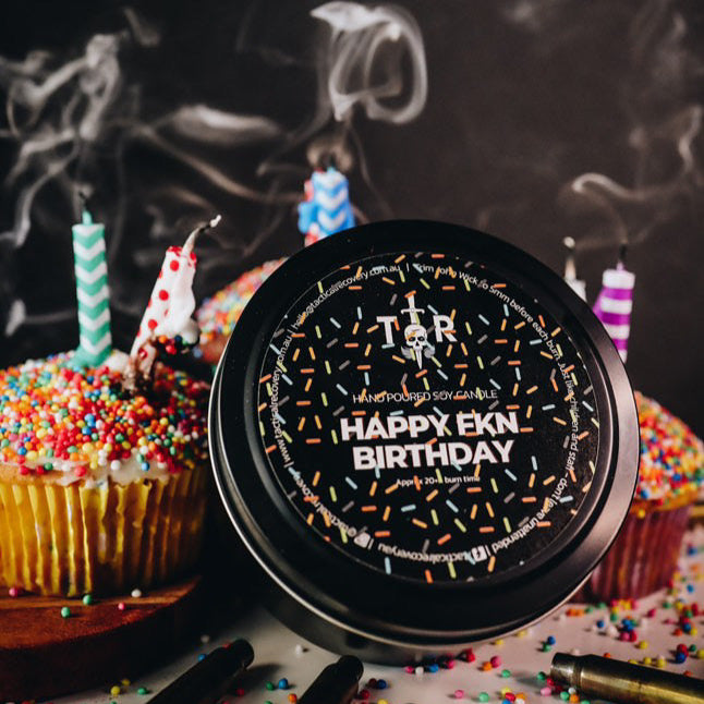 Tactical Recovery Happy Fkn Birthday Soy Candle
