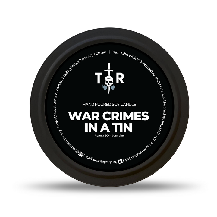 War Crimes In A Tin - Soy Candle