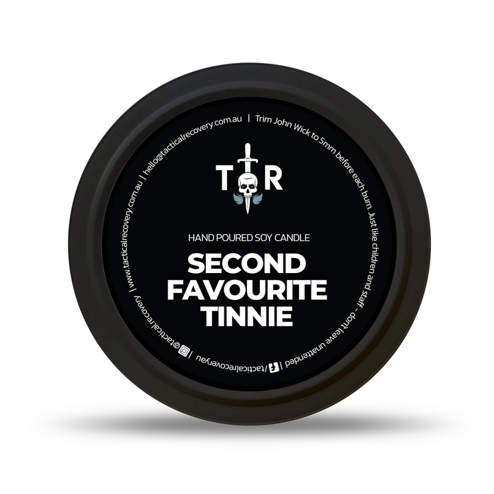 Second Favourite Tinnie - man candle - Tactical Recovery Soy Candle