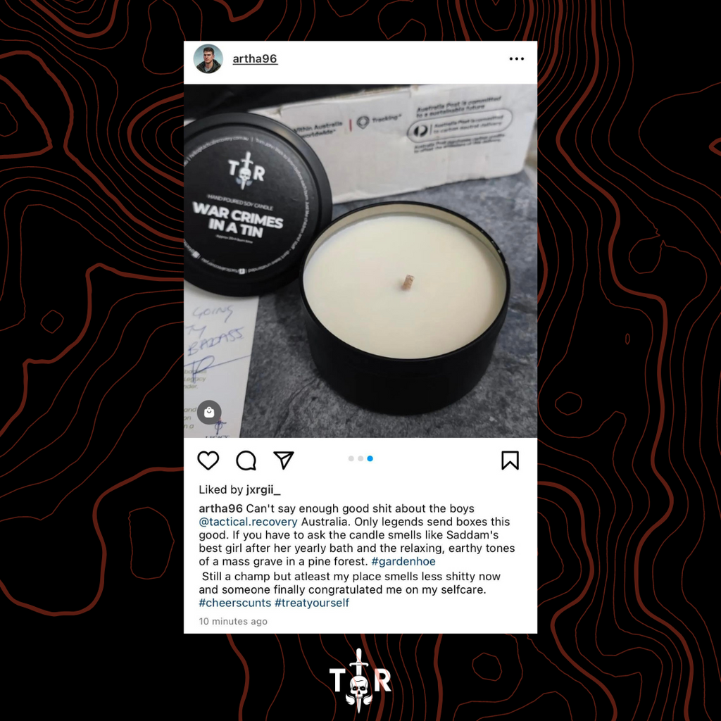 War Crimes In A Tin - Soy Candle